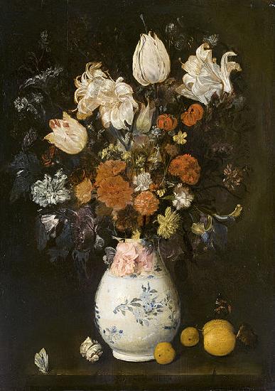 Judith leyster Flowers in a vase